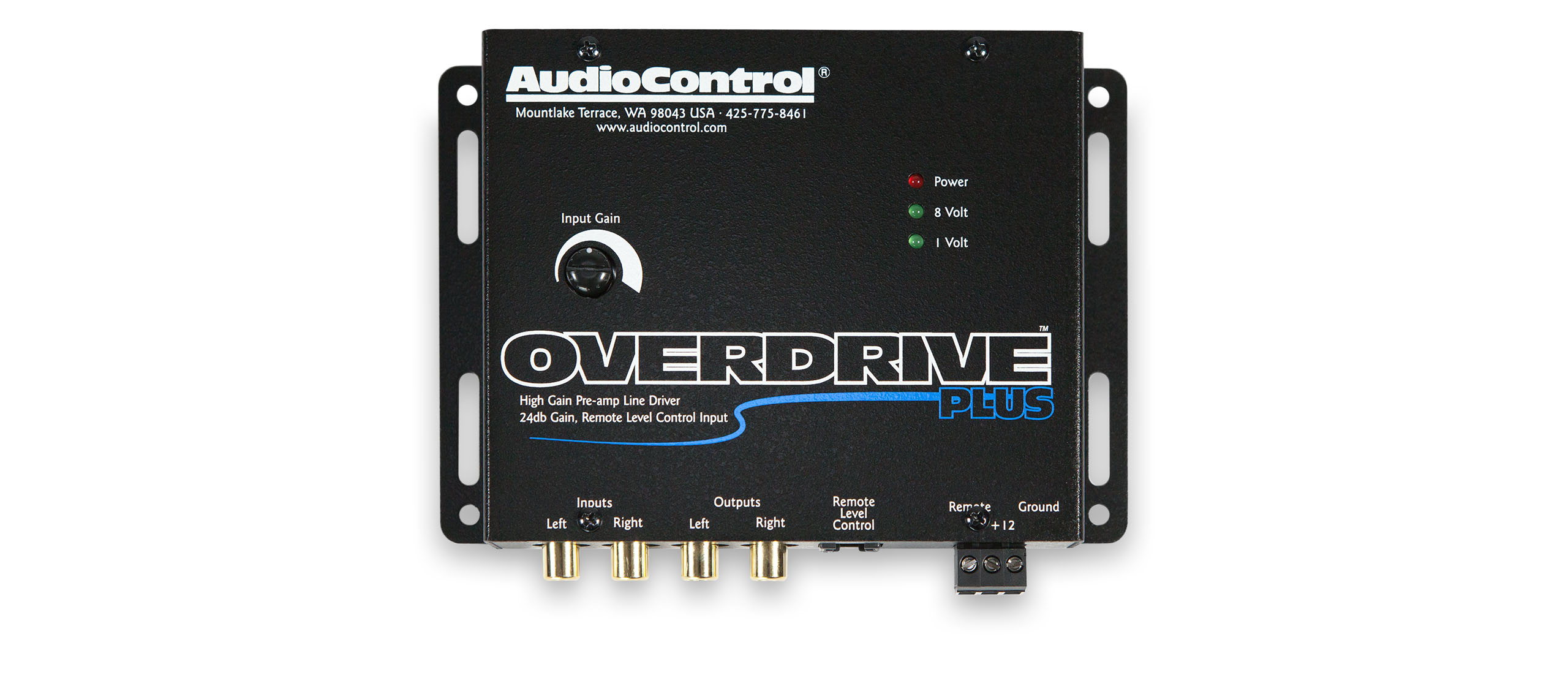 OVERDRIVE PLUS AUDIO CONTROL CAR PRE AMP LINE DRIVER 24 db GAIN 13 VOLTS NEW 